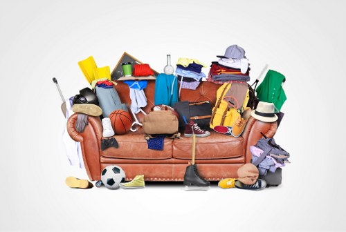 Professional house clearance team at work in Fulham